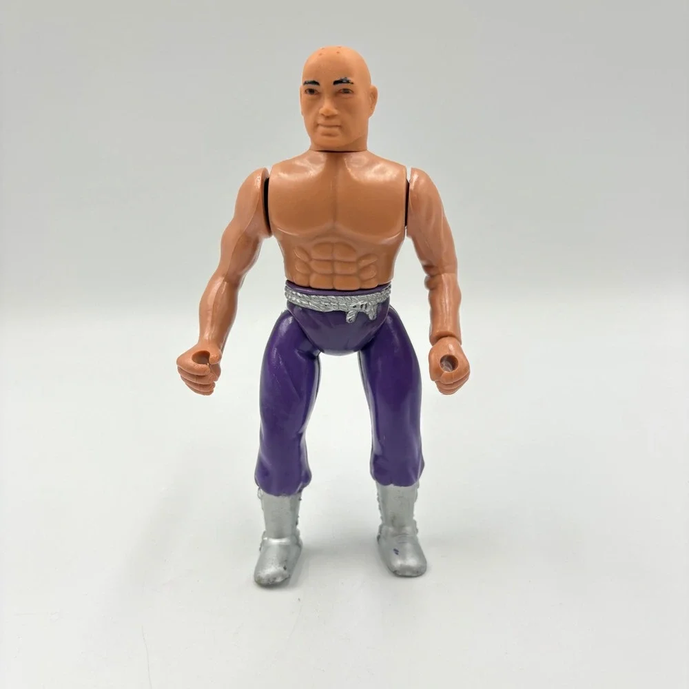 Remco Secret of the Ninja Gold Shaolin Monk Auction Figure Vintage 1984